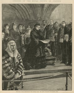 Ouverture des Royal Courts of Justice