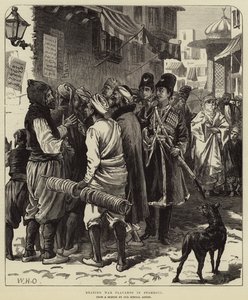 Lecture des affiches de guerre à Stamboul