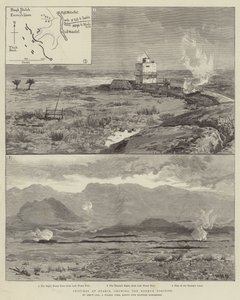 Croquis à Suakin, montrant la position de l