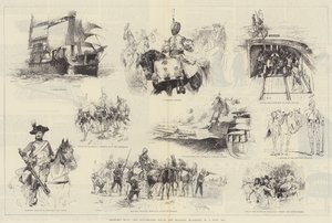 Croquis de The Illustrated Naval and Military Magazine, No 1, juillet 1884 - William Heysham Overend