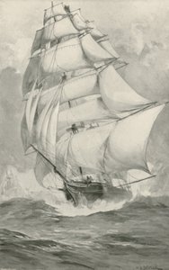 Courses de tea-clippers de Chine vers la Tamise - William Heysham Overend