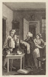 Une scène de Tristram Shandy - William Hogarth