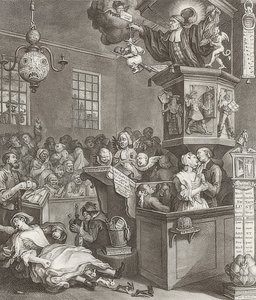 Crédulité, superstition et fanatisme. 1762 - William Hogarth