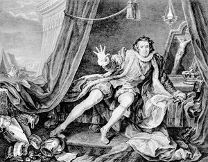 David Garrick en Richard III, 1746