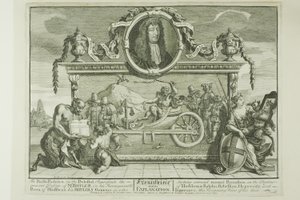 Frontispice, planche 1 de Hudibras