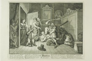 Hudibras catéchisé, planche neuf de Hudibras