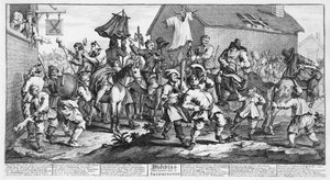 Hudibras rencontre le Skimmington, de 