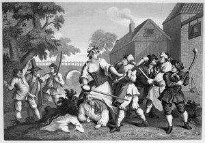 Hudibras Le chevalier se soumet à Trulla