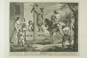 Hudibras triomphant, planche quatre de Hudibras - William Hogarth