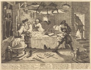 Hudibras bat Sidrophel et son homme Whacum