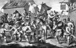 Hudibras par William Hogarth