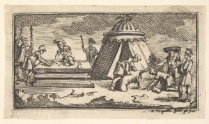 Orge Distribuée au Lieu de Blé [première version] John Beaver, Châtiment Militaire Romain - William Hogarth