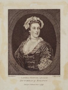 Lavinia Fenton, plus tard Duchesse de Bolton, gravée par Cornelius Apostool (1762-1844), 1797 - William Hogarth