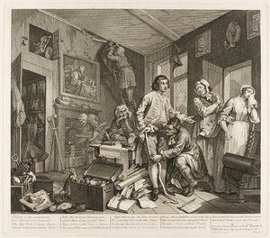 Première planche, tirée de A Rake