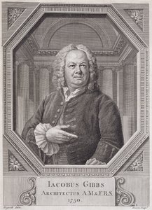 Portrait de James Gibbs (1682-1754) de 