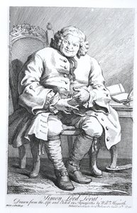 Portrait de Simon Fraser, Lord Lovat (c.1667-1747) 25 août 1746 - William Hogarth