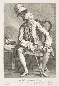 Portrait de John Wilkes, Esquire - William Hogarth