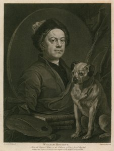 Autoportrait de William Hogarth