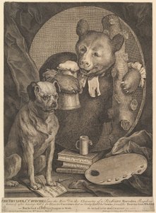 Le cogneur (caricature de Charles Churchill) - William Hogarth