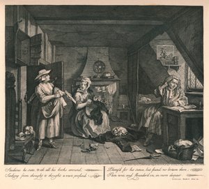 Le poète en détresse, 1740 - William Hogarth