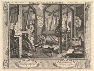 Les Apprentis à leurs métiers : Industrie et Oisiveté, planche 1