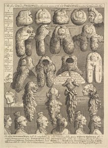 Les Cinq Ordres de Perruques, 1761 - William Hogarth