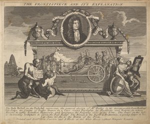 Frontispice et son explication, planche 1 : Illustrations de Samuel Butler