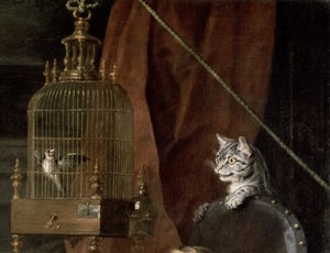 Les enfants Graham, 1742 (détail) - William Hogarth
