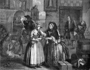 La carrière de la prostituée par William Hogarth
