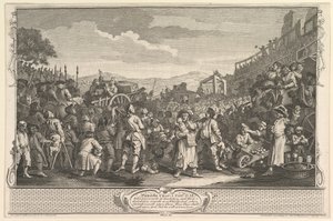 Le Prentice paresseux exécuté à Tyburn, Industrie et oisiveté, planche 11, 30 septembre 1747