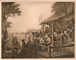 Le Vote, Planche III de The Humours of an Election, 1757