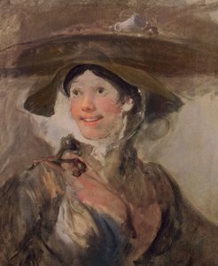 La fille aux crevettes, vers 1745