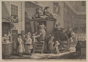 La diligence, ou la cour de l
