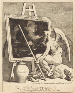 Le Temps fumant une image - William Hogarth