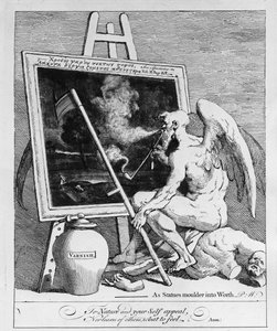 Le Temps fumant une image, 1761