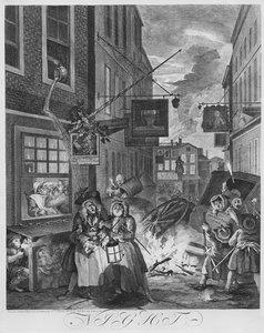 Les moments de la journée, Nuit, 1738