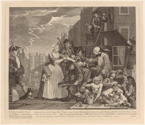 Arrêté pour dettes, planche 4 de la série « La carrière d