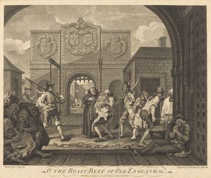 La Porte de Calais, ou Le Rosbif de la vieille Angleterre - William Hogarth and Charles Mosley
