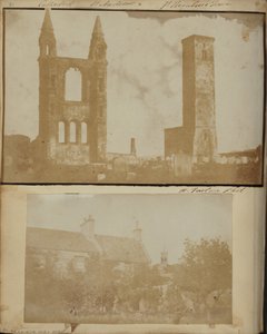 Tour Saint-Régulus et le pignon est de la cathédrale de Saint-André depuis le nord-ouest