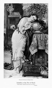 Isabella et le pot de basilic, vers 1867 - William Holman Hunt