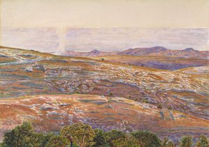 La mer Morte depuis Siloam, 1861