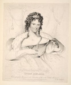Sa Très Gracieuse Majesté la Reine Adélaïde, présentée avec le plus grand respect aux abonnés du New North Briton, publié en 1830 - William Home Lizars