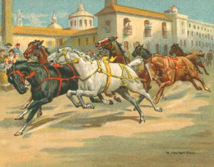 Courses historiques et modernes, courses de chevaux sans cavalier en Italie