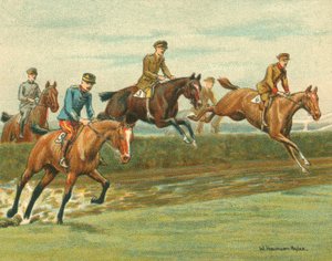 Courses Historiques et Modernes, Steeple-Chases pour Officiers Alliés - William Hounsom Byles