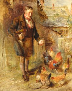 Autoportrait à 38 ans avec des poules