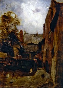 Esquisse pour la ferme de Bidestone - William Huggins