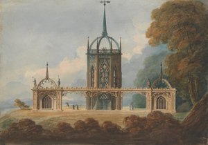 Conception pour une Belle Vue gothique, vers 1800