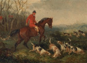 Chasse au renard : À la couverture - William J. Shayer