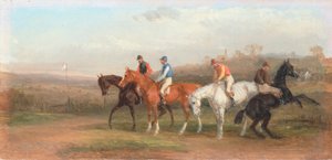 Courses de steeple : au départ - William J. Shayer