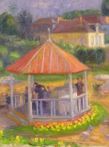 Kiosque à musique (huile sur toile sur carton)